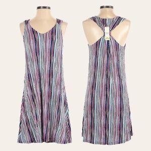 C&C California Racerback Stripe Athleisure Beach Dress Size S NWT